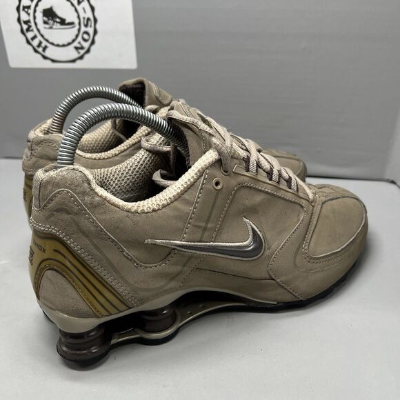 Nike Shox RNG Women Beige Reflective  Athletic Running Shoes 314775-021 Size 8 - Picture 6 of 15